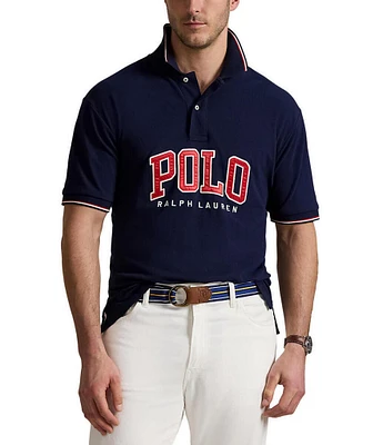 Polo Ralph Lauren Big & Tall Classic Fit Logo Mesh Short Sleeve Polo Shirt