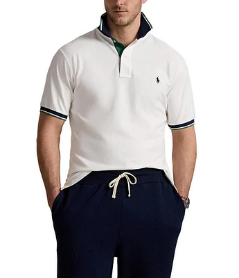 Polo Ralph Lauren Big & Tall Classic Fit Tipped Mesh Short Sleeve Polo Shirt