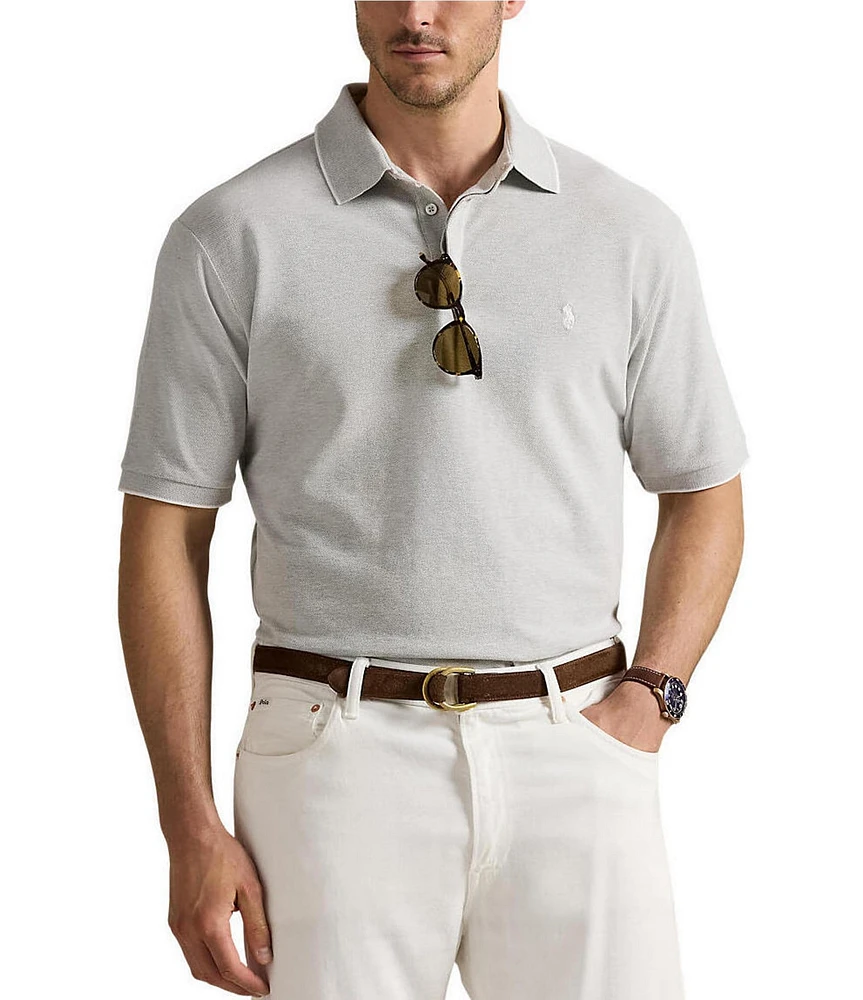Polo Ralph Lauren Big & Tall Classic Fit Tipped Stretch Mesh Short Sleeve Polo Shirt