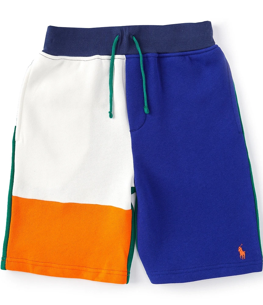 Polo Ralph Lauren Big Boys Color Block Fleece Shorts