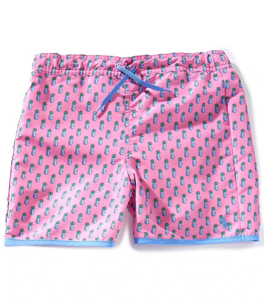 Polo Ralph Lauren Big Boys Pineapple-Print Swim Trunks