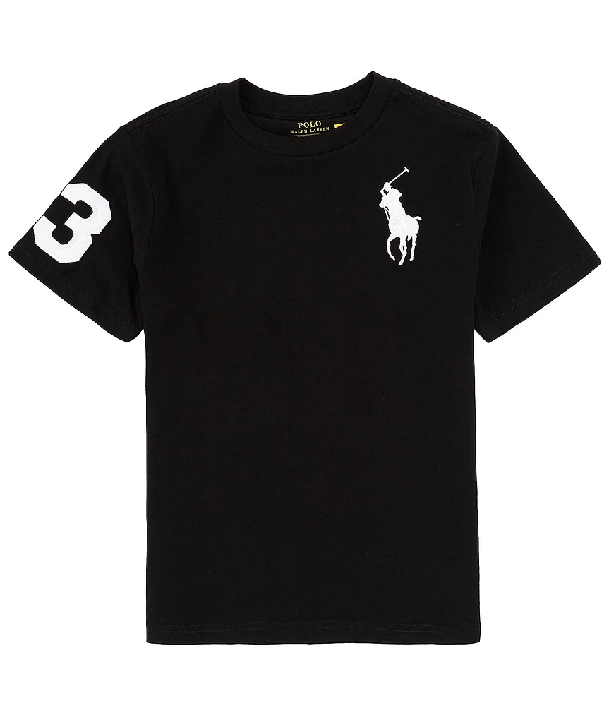 Polo Ralph Lauren Big Boys Short Sleeve Signature Big Pony Jersey T-Shirt