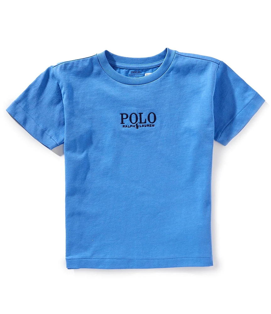 Polo Ralph Lauren Big Boys Short Sleeve Logo Heavyweight Jersey T-Shirt