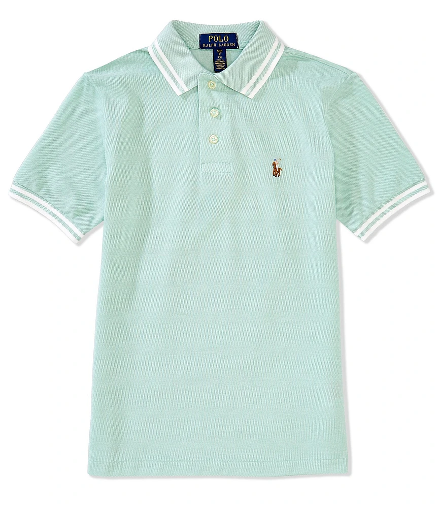 Polo Ralph Lauren Big Boys Short-Sleeve Oxford Mesh Polo Shirt