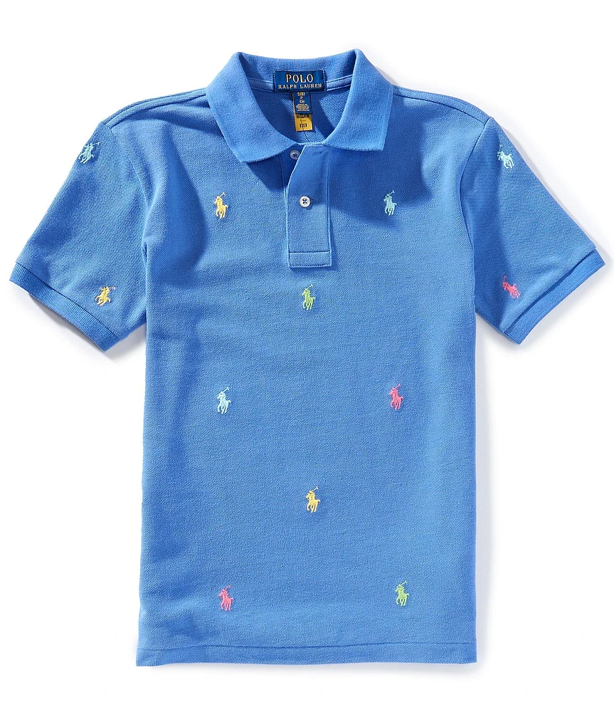 Polo Ralph Lauren Big Boys 8-20 Short Sleeve Polo Pony Mesh Polo Shirt
