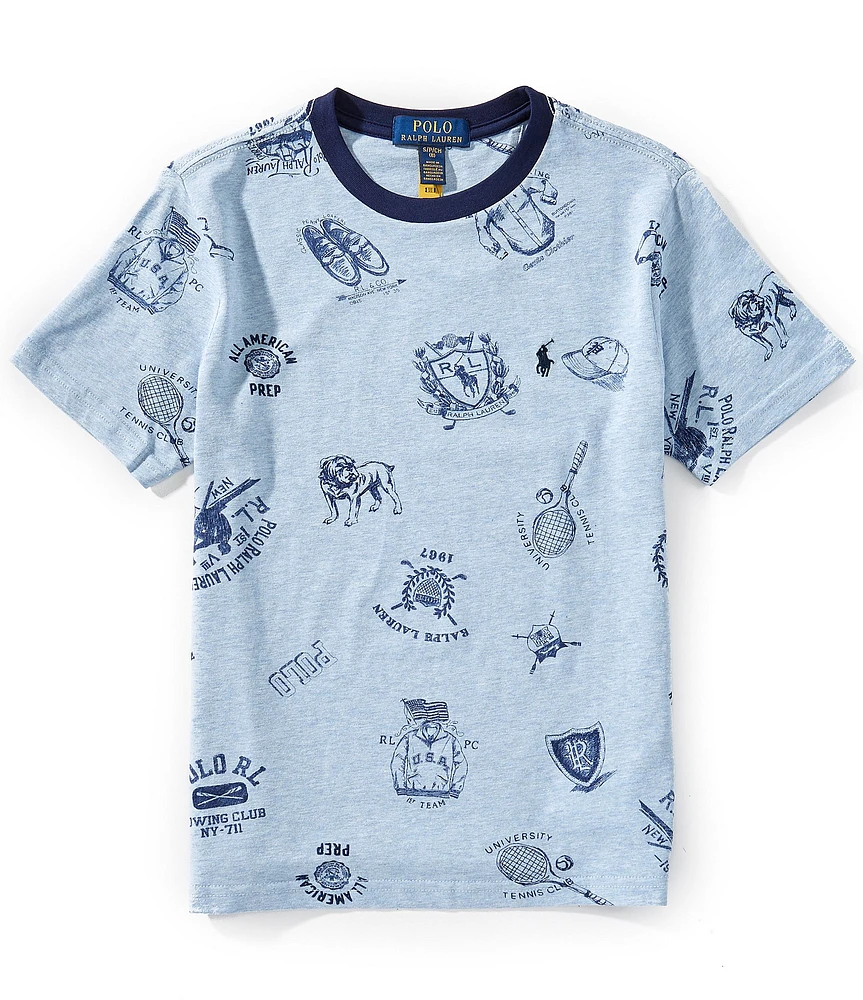 Polo Ralph Lauren Big Boys Short-Sleeve Printed Jersey T-Shirt