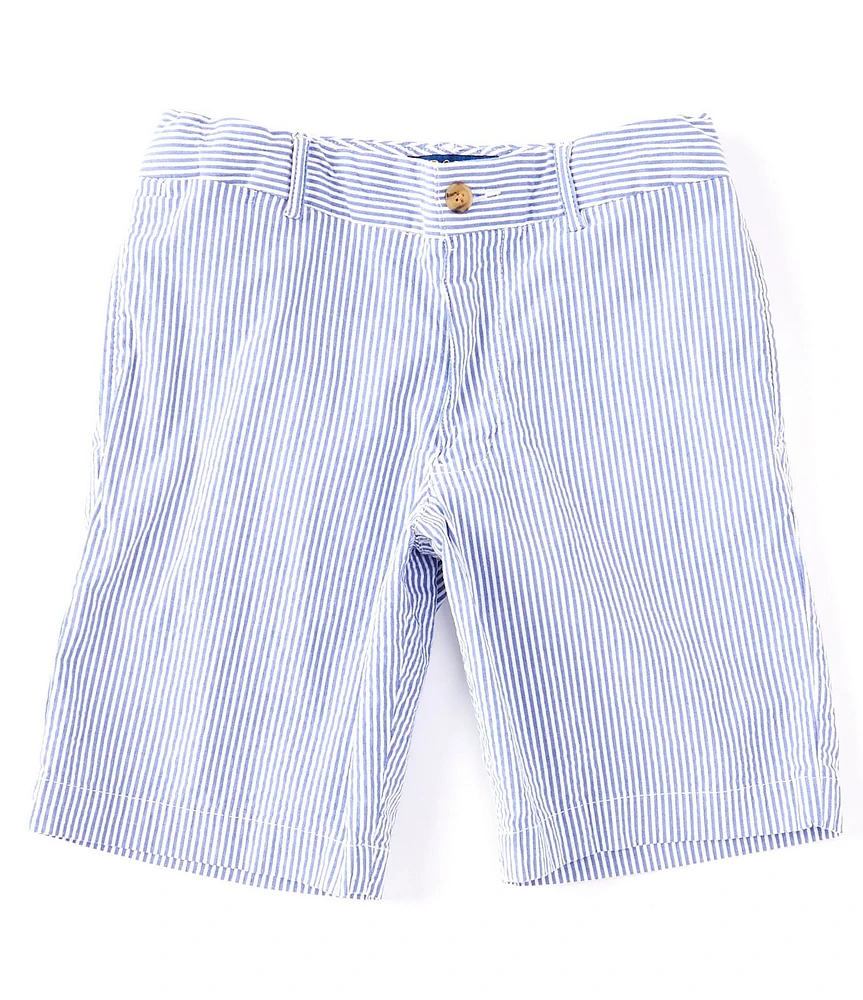 Polo Ralph Lauren Big Boys Striped Stretch Seersucker Shorts