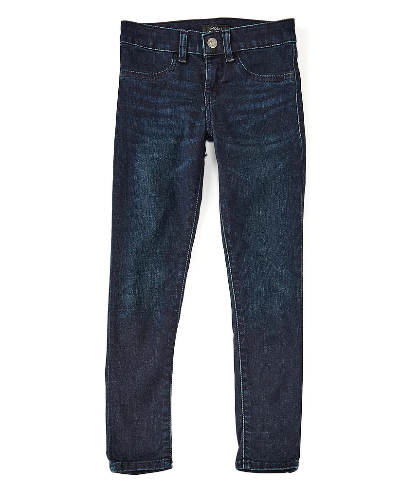 Polo Ralph Lauren Big Girls Aubrie Knit Denim Jeggings