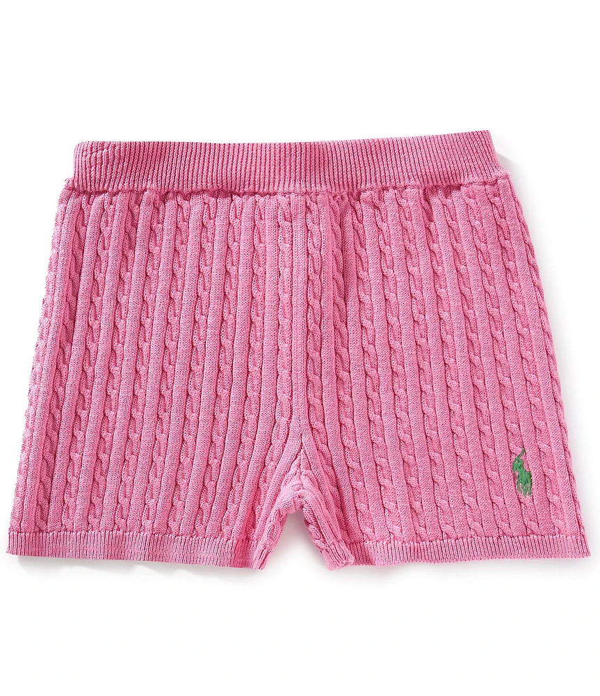 Polo Ralph Lauren Big Girls Mini-Cable Bike Shorts