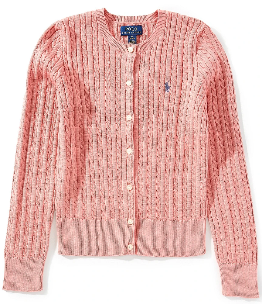 Polo Ralph Lauren Big Girls Mini Cable Sweater