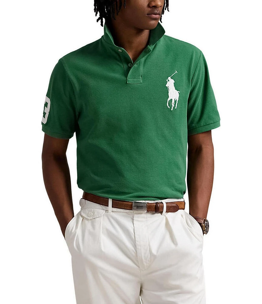 Polo Ralph Lauren Classic Fit Big Signature Pony Mesh Short Sleeve Polo Shirt