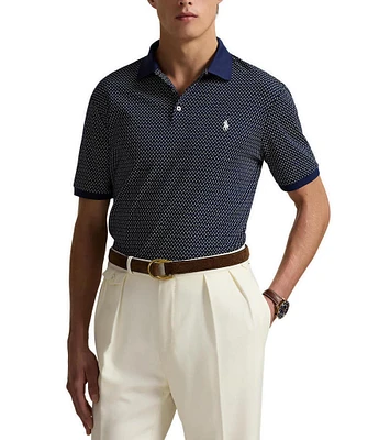 Polo Ralph Lauren Classic Fit Deco Print Soft Cotton Short Sleeve Polo Shirt