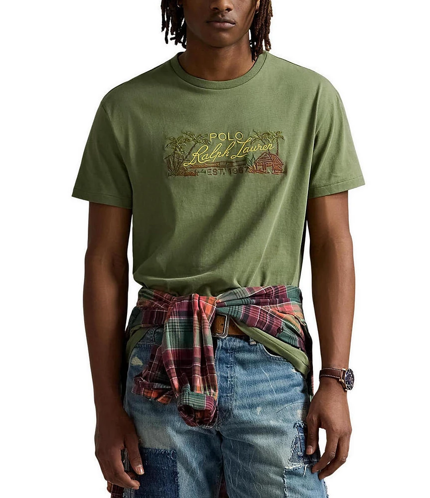 Polo Ralph Lauren Classic Fit Embroidered Jersey Short Sleeve T-Shirt