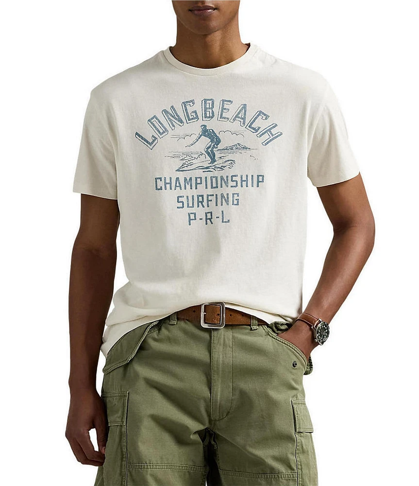 Polo Ralph Lauren Classic Fit Surf Graphic Jersey Short Sleeve T-Shirt