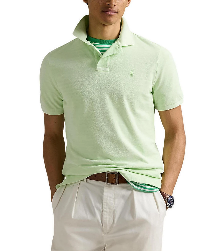 Polo Ralph Lauren Classic Fit Mineral-Dyed Mesh Short Sleeve Polo Shirt