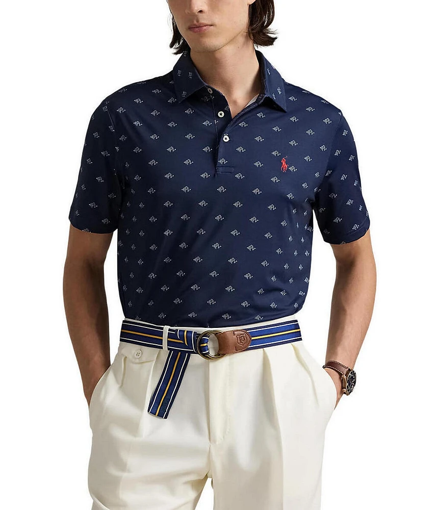 Polo Ralph Lauren Classic Fit Performance Stretch Logo Print Short Sleeve Polo Shirt