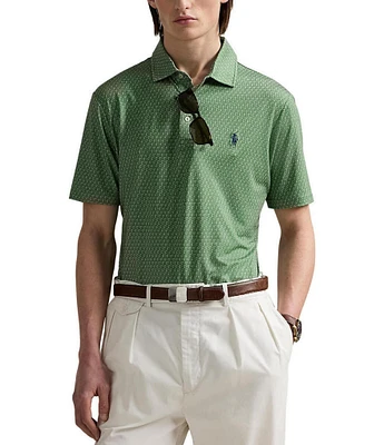 Polo Ralph Lauren Classic Fit Printed Performance Stretch Short Sleeve Polo Shirt