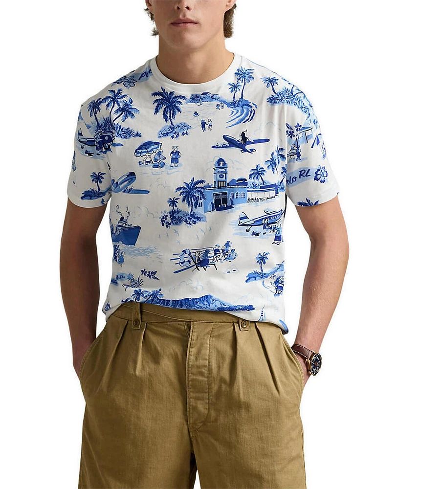 Polo Ralph Lauren Classic Fit Island Print Short Sleeve T-Shirt