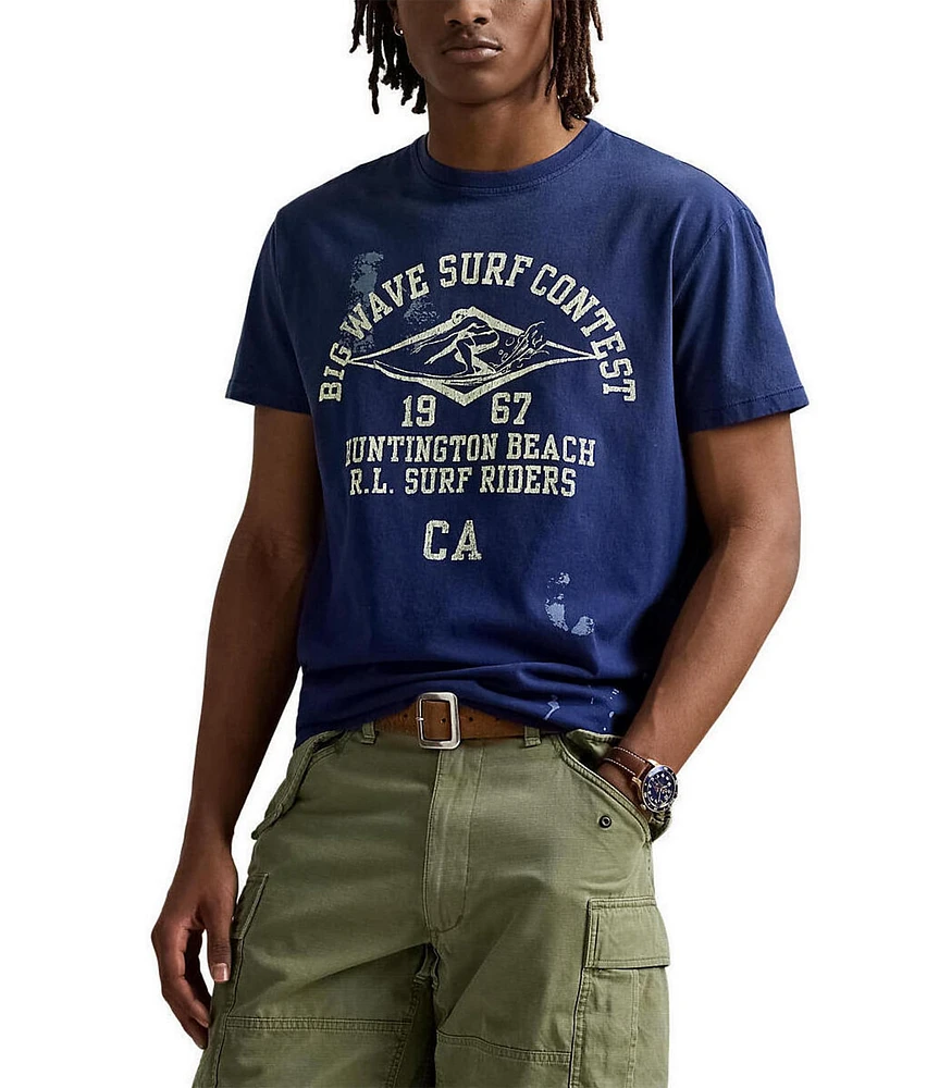 Polo Ralph Lauren Classic Fit Short Sleeve Surf Graphic T-Shirt
