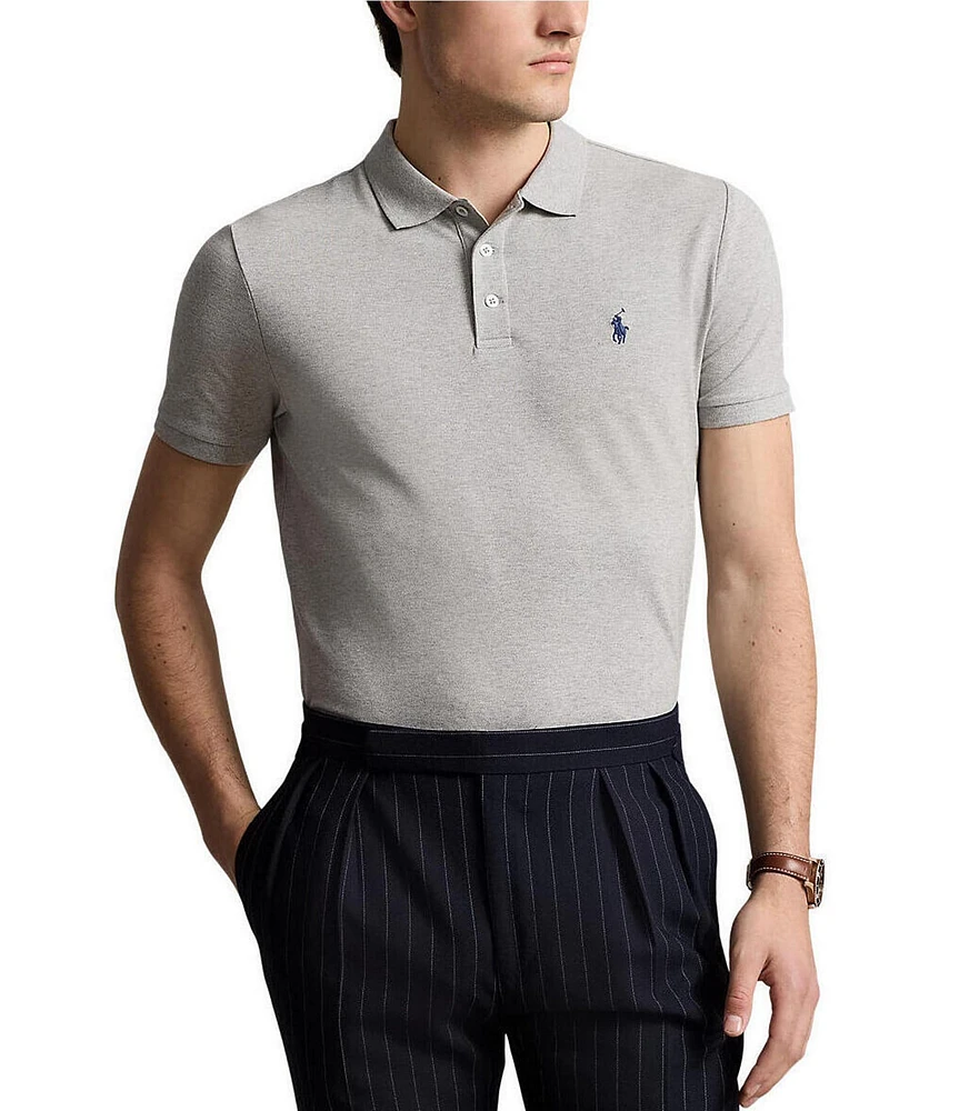 Polo Ralph Lauren Custom Slim Fit Stretch Mesh Short Sleeve Polo Shirt