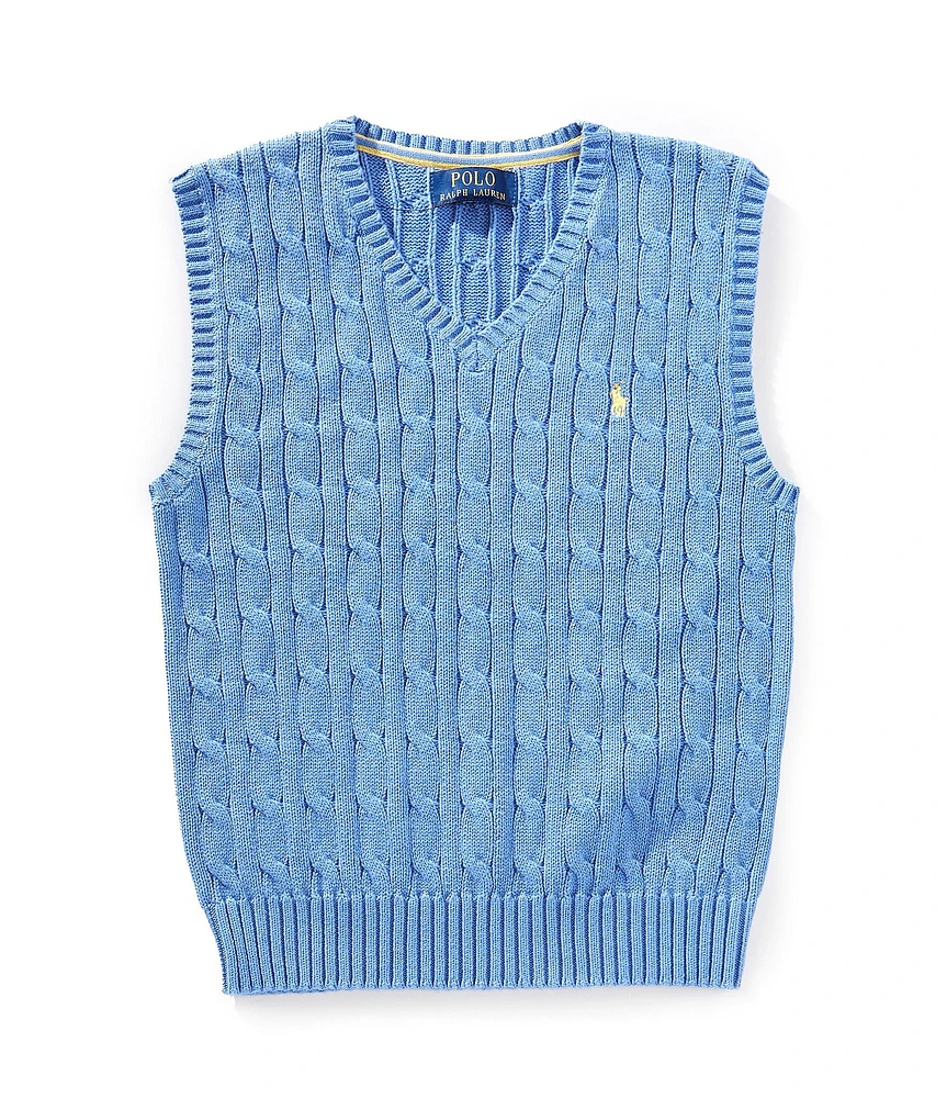 Polo Ralph Lauren Little Boys Cable-Knit Sweater Vest