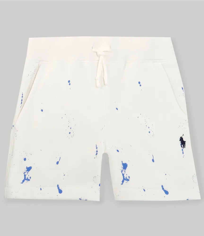 Polo Ralph Lauren Little Boys Paint-Spatter Fleece Shorts