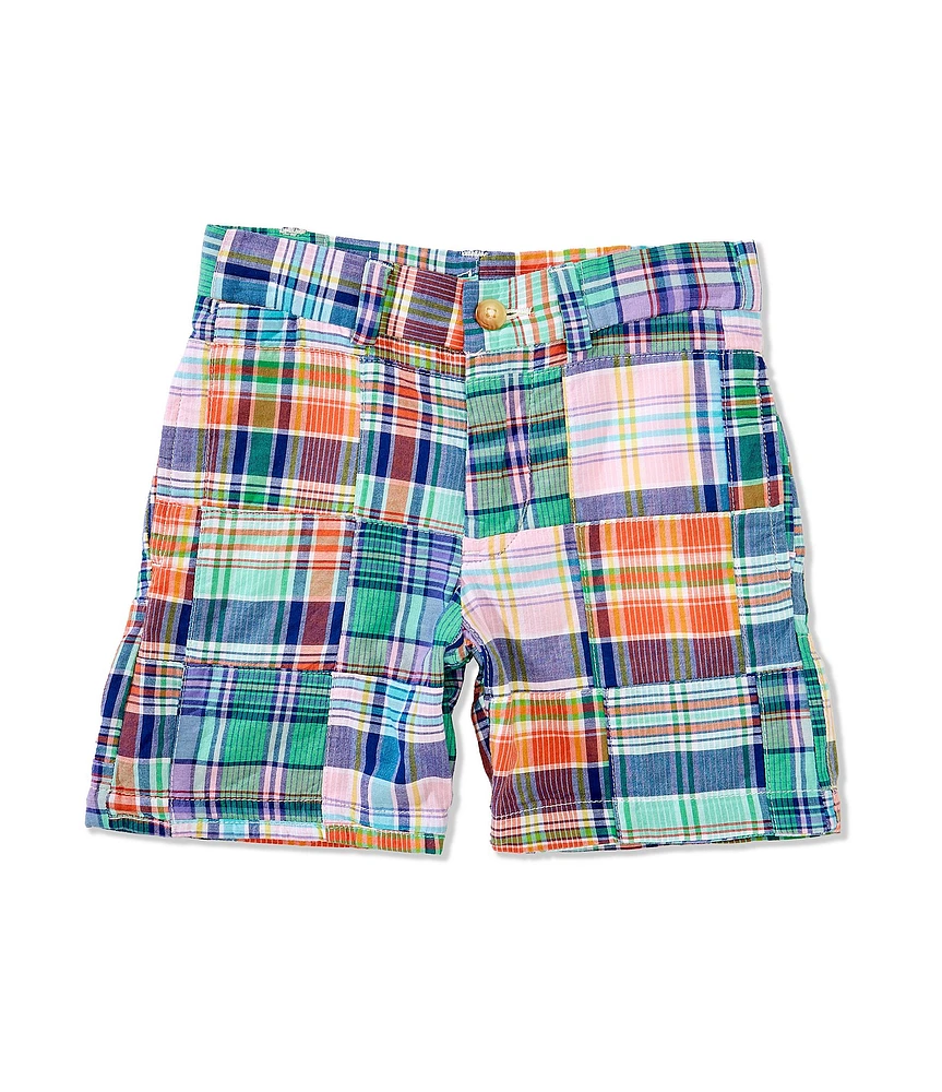 Polo Ralph Lauren Little Boys Patchwork Madras Shorts