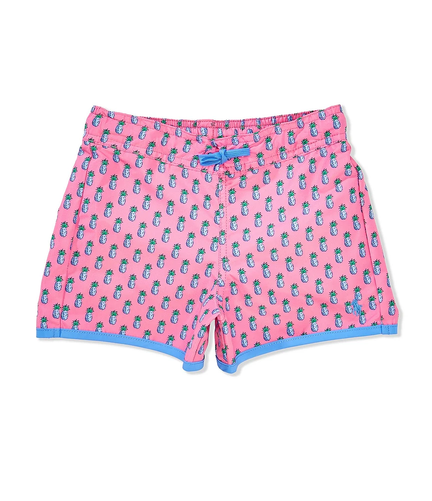 Polo Ralph Lauren Little Boys Pineapple-Print Swim Trunks