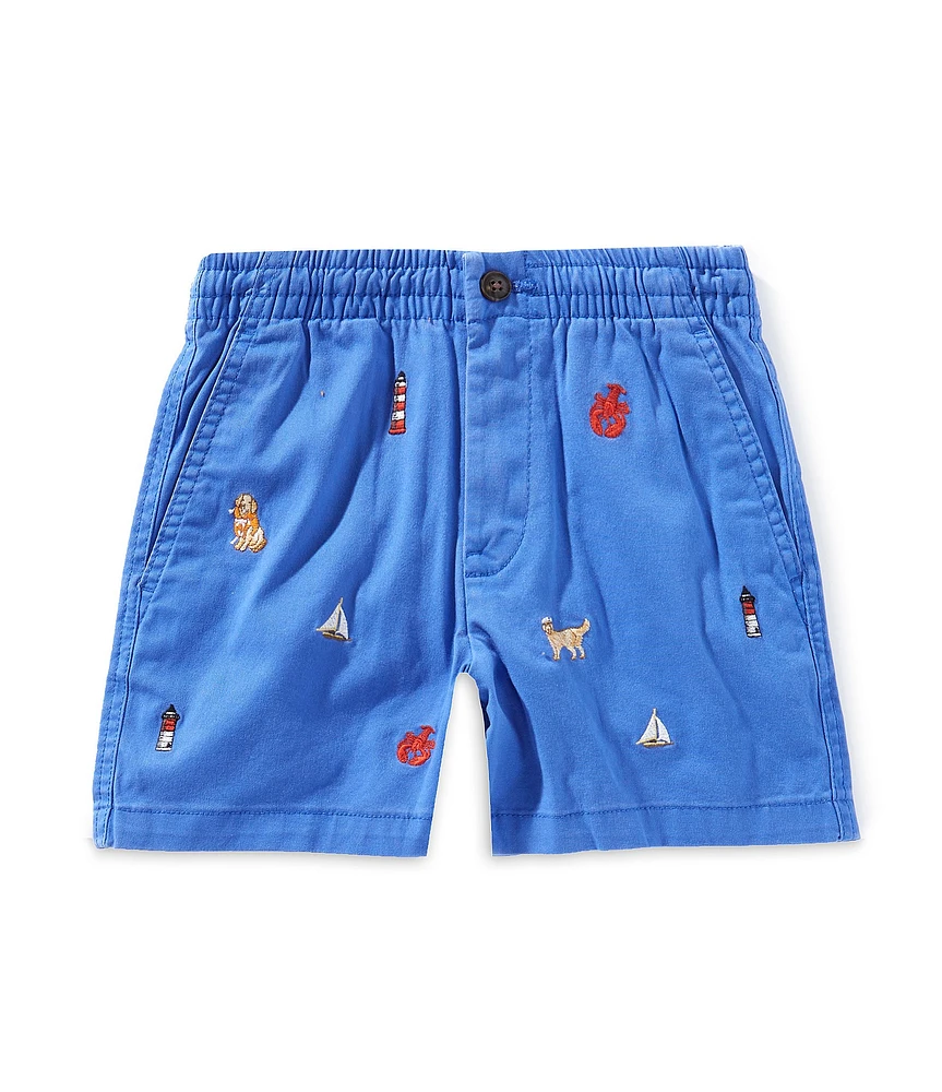 Polo Ralph Lauren Little Boys Polo Prepster Embroidered Chino Shorts