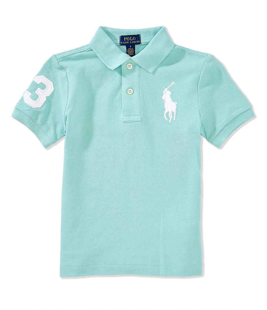 Polo Ralph Lauren Little Boys Short Sleeve Big Pony Mesh Polo Shirt