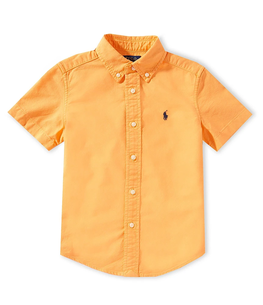 Polo Ralph Lauren Little Boys Short Sleeve Oxford Shirt