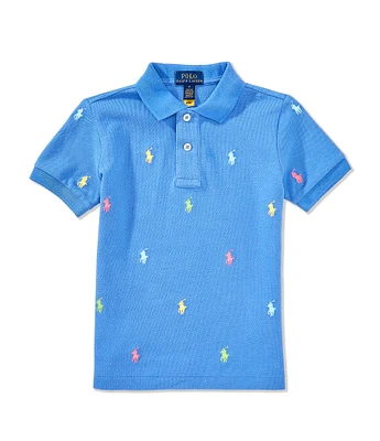 Polo Ralph Lauren Little Boys Short-Sleeve Polo Pony Mesh Polo Shirt