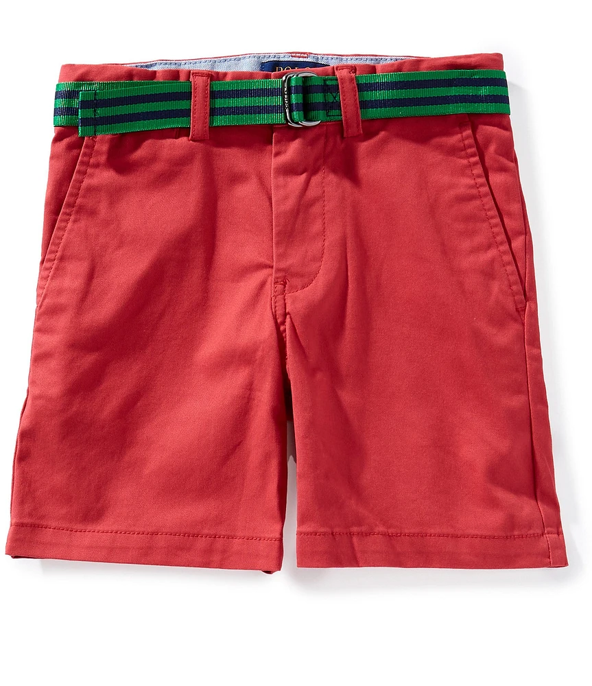 Polo Ralph Lauren Little Boys Straight Fit Flex Abrasion Belted Twill Shorts