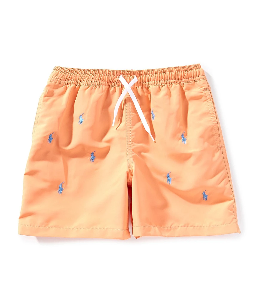 Polo Ralph Lauren Little Boys Traveler Polo Pony Swim Trunk