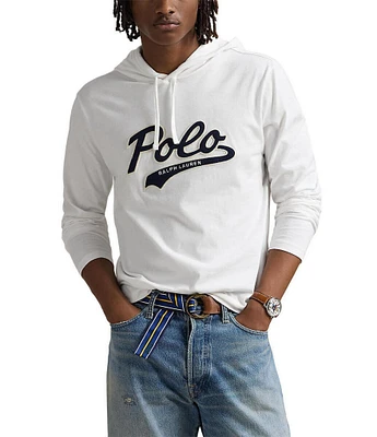 Polo Ralph Lauren Logo Jersey Long Sleeve Hooded T-Shirt