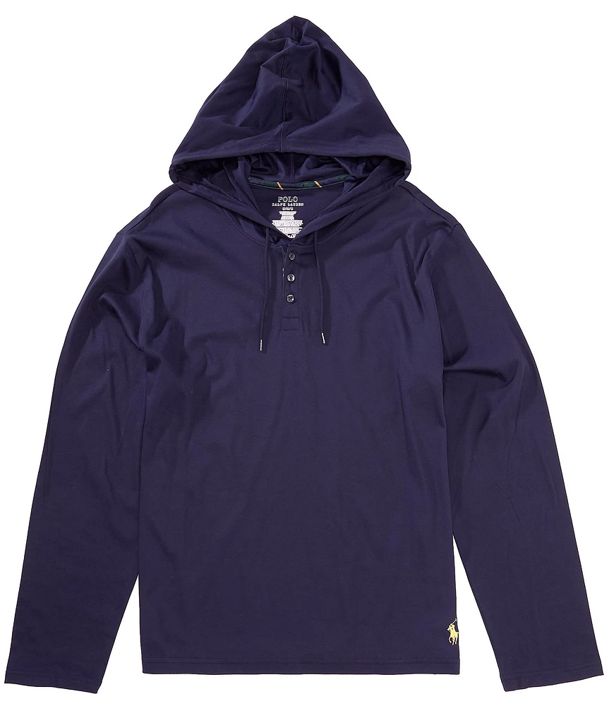 Polo Ralph Lauren Long Sleeve Mercerized Sleep Hoodie