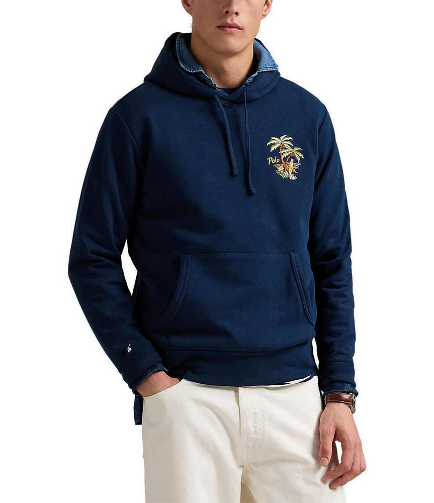 Polo Ralph Lauren Loopback Fleece Embroidered Graphic Hoodie