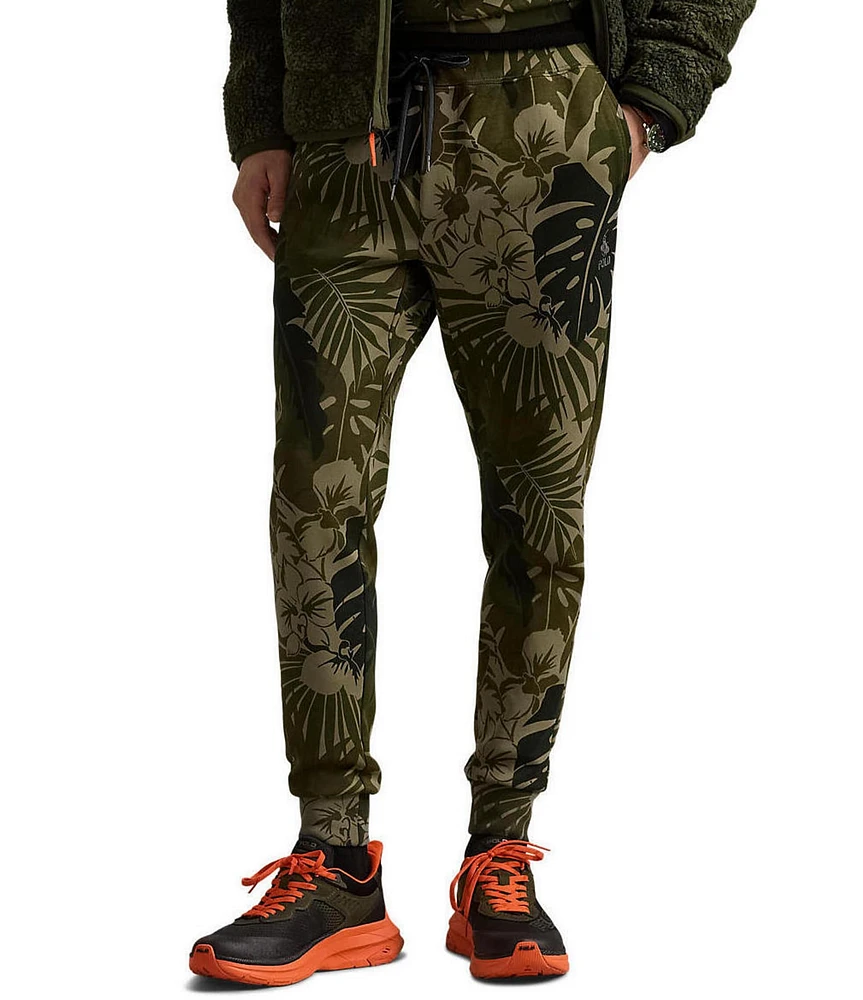 Polo Ralph Lauren Palm-Camo Double-Knit Jogger Pants
