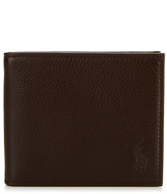 Polo Ralph Lauren Pebbled Leather Horizontal Billfold
