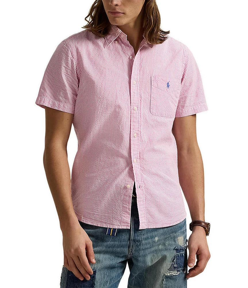 Polo Ralph Lauren RL Prepster Classic-Fit Seersucker Short-Sleeve Woven Shirt