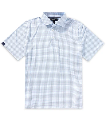 Polo Ralph Lauren RLX Golf Classic Fit Plaid Stretch Short Sleeve Polo Shirt