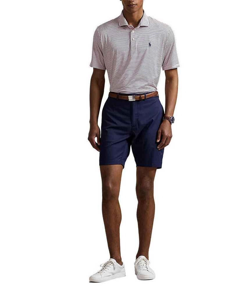 Polo Ralph Lauren RLX Golf Classic Fit Thin Stripe Performance Stretch Short Sleeve Polo Shirt
