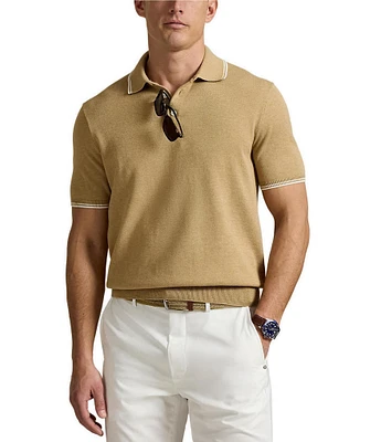 Polo Ralph Lauren RLX Golf Performance Cotton-Blend Short Sleeve Polo Sweater