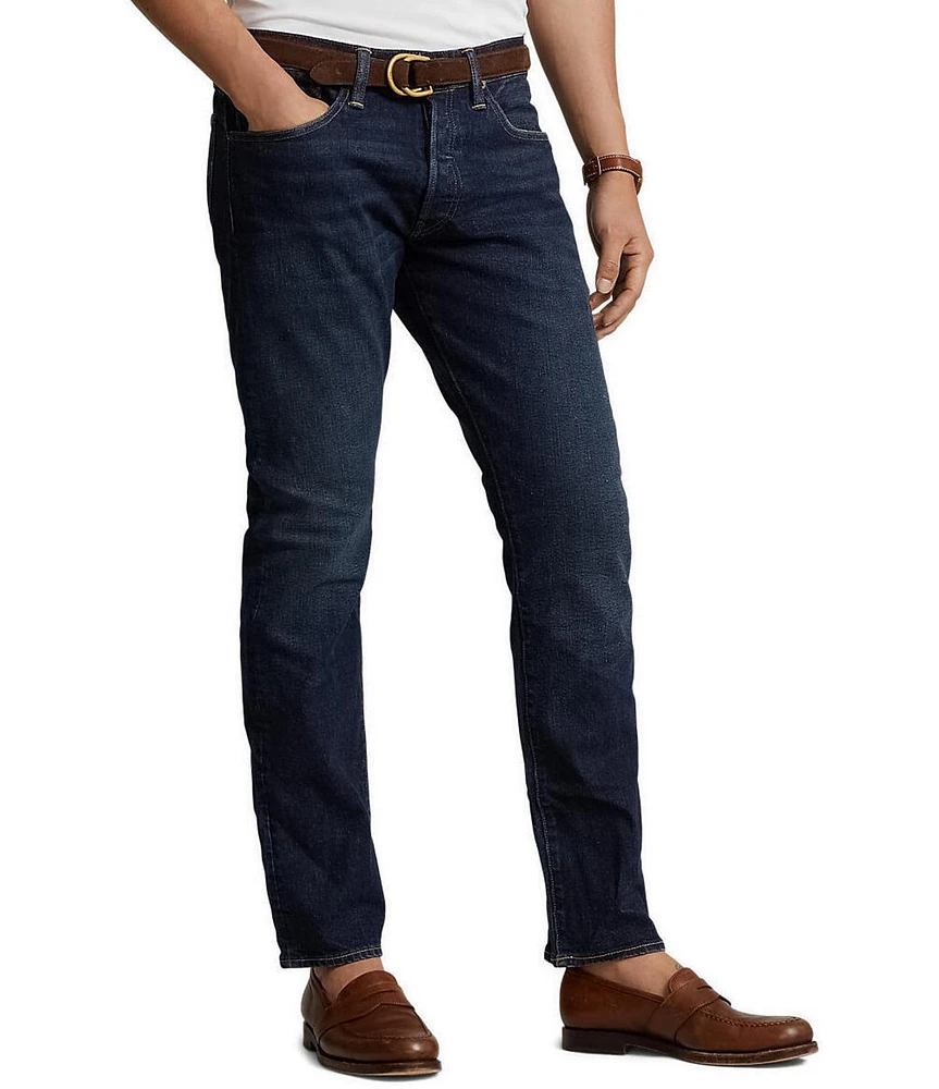 Polo Ralph Lauren Varick Dark Slim Straight Stretch Jeans