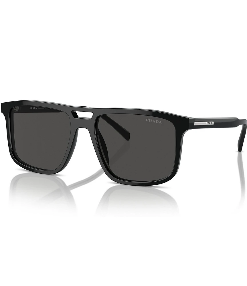 Prada Men's PRA22S 58mm Square Sunglasses