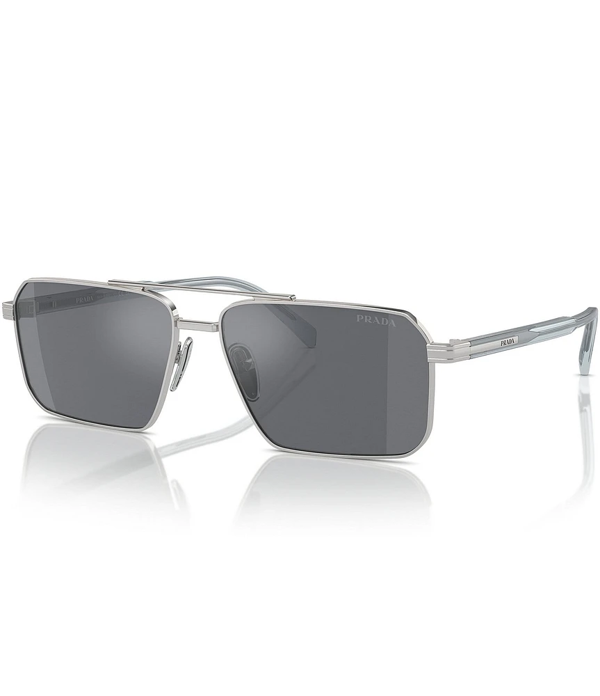 Prada Men's PRA57S 61mm Rectangle Sunglasses