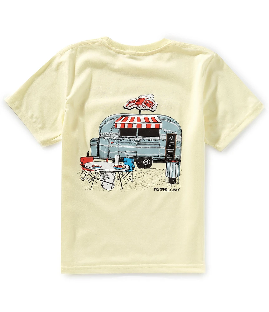 Properly Tied Big Boys 8-16 Crawfish To Go T-Shirt