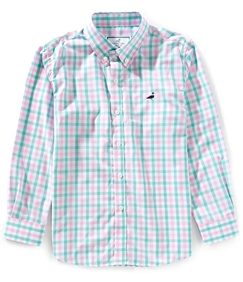 Properly Tied Big Boys 8-16 Long Sleeve Button-Front Sports Shirt