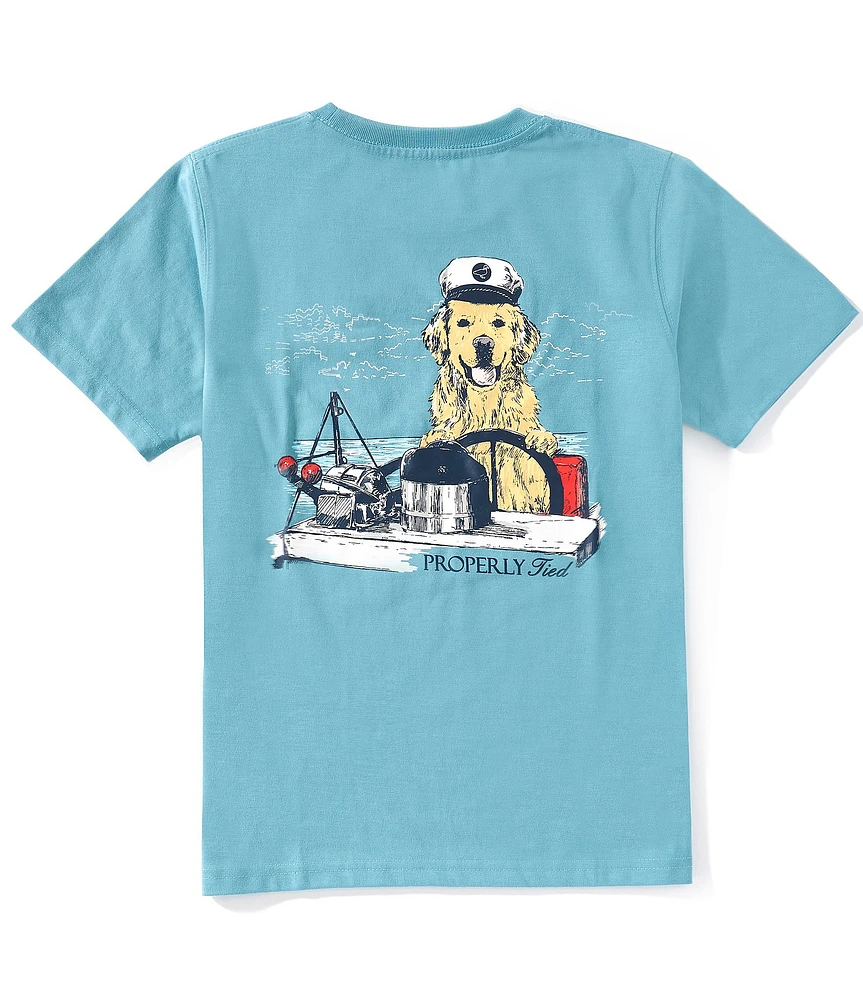 Properly Tied Big Boys Golden Captain T-Shirt