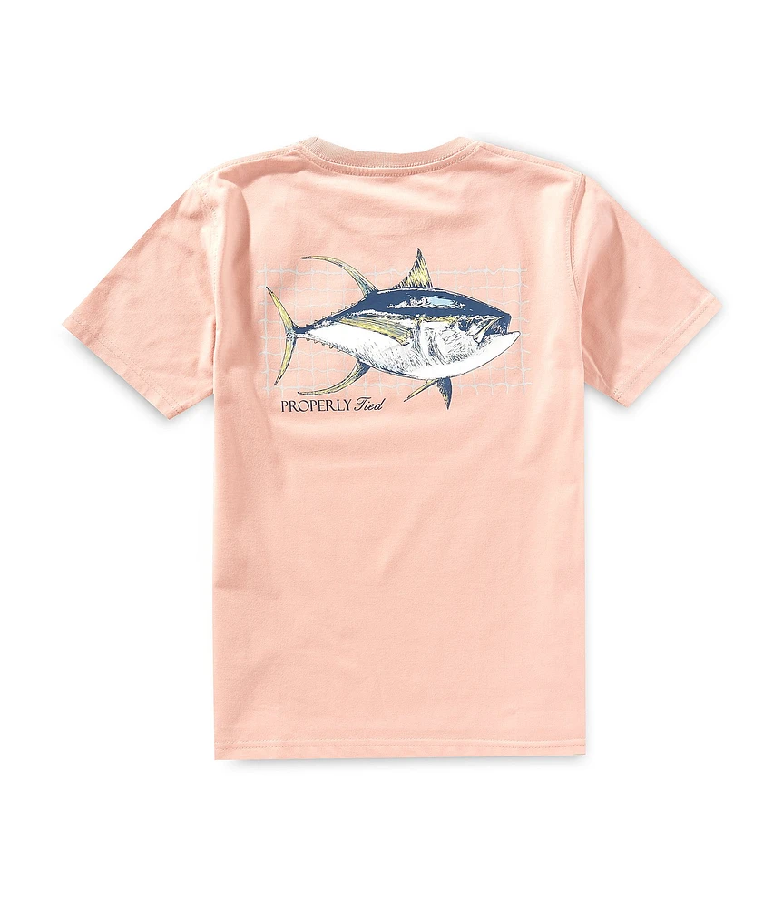 Properly Tied Little Boys Tuna Short Sleeve T-Shirt